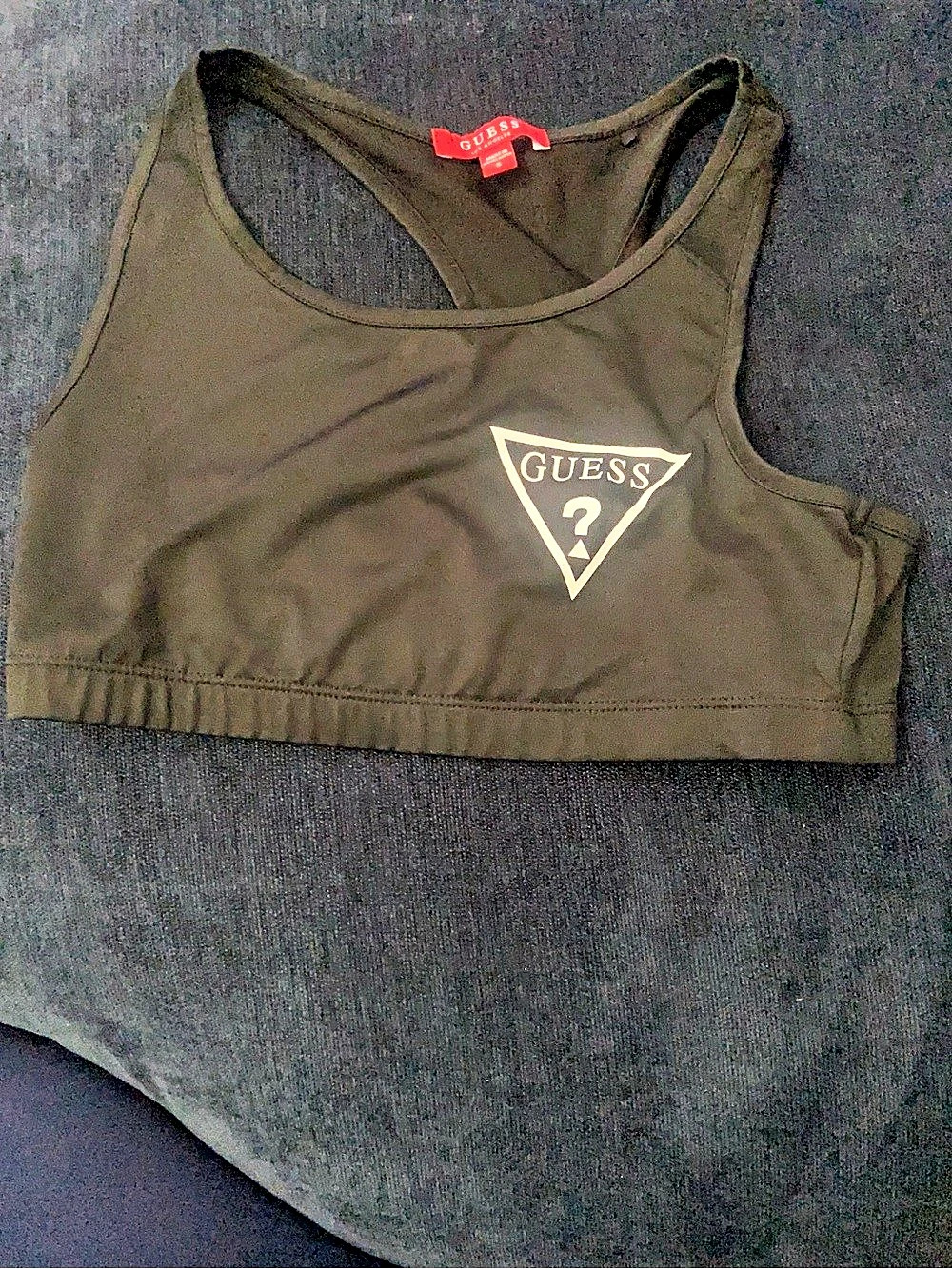 90’s Vintage GUESS black Athletic Bra Like New